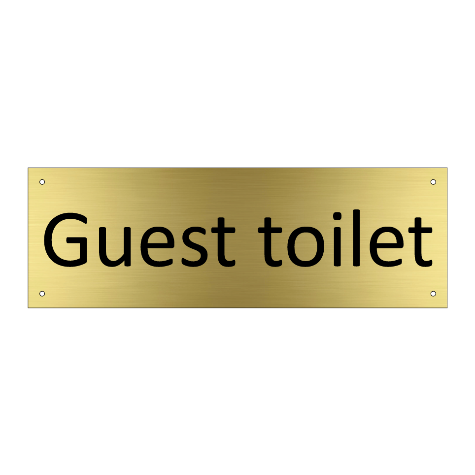 Guest toilet