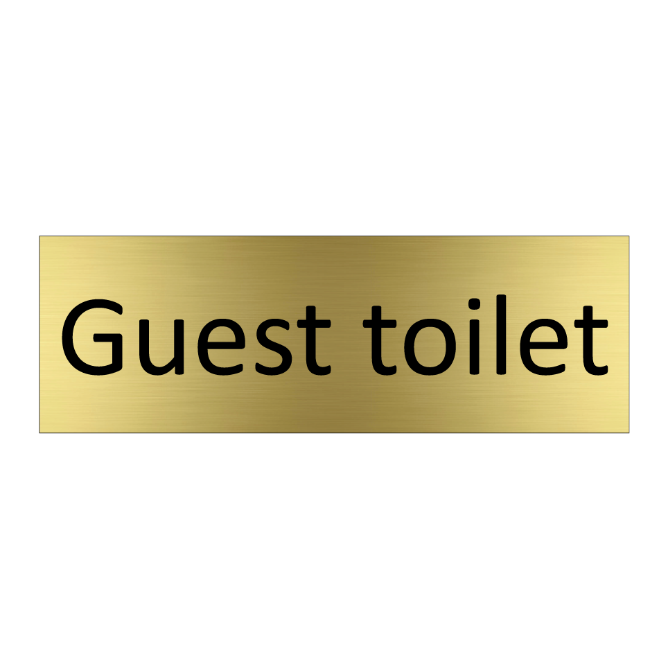 Guest toilet