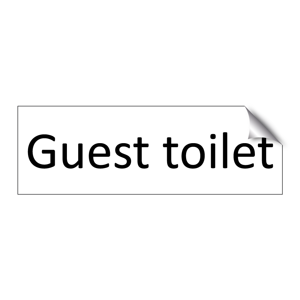 Guest toilet