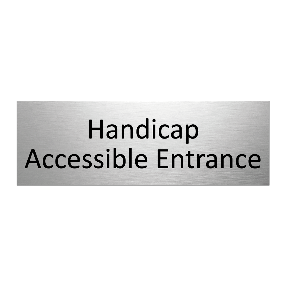Handicap Accessible Entrance