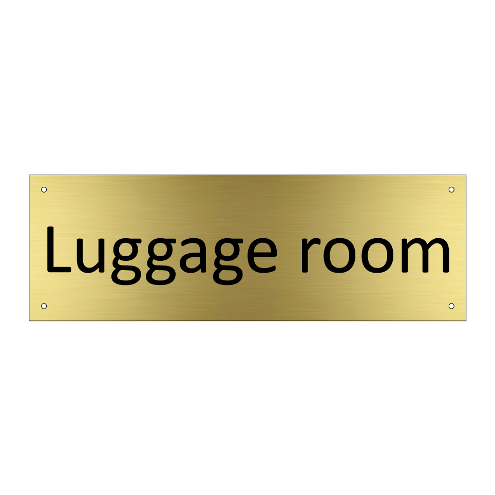 Luggage room