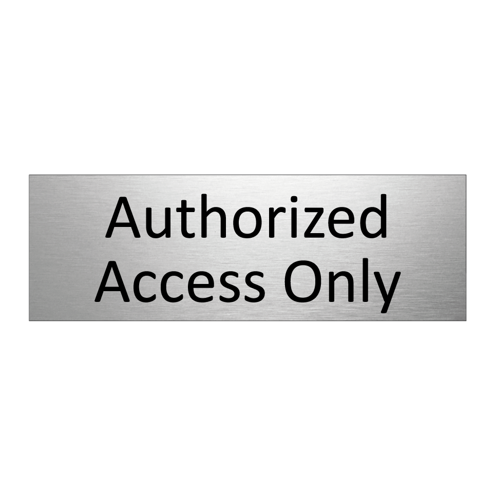 Authorized Access Only