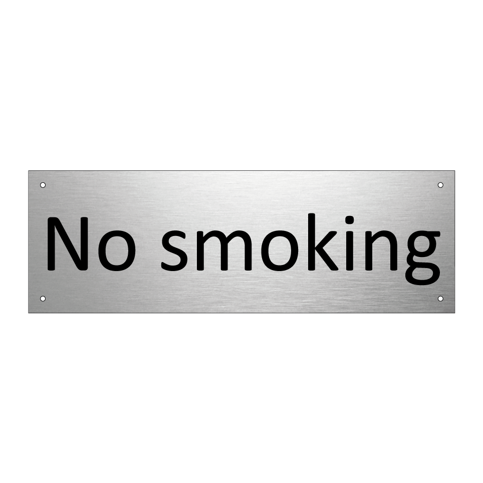 No smoking