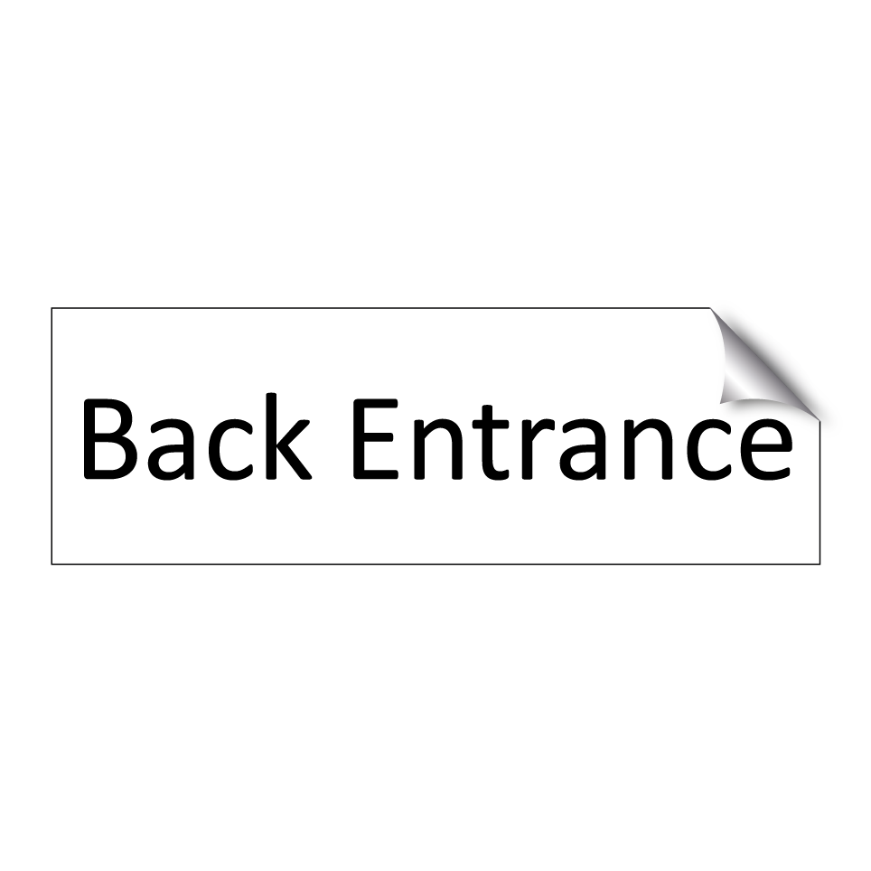 Back Entrance