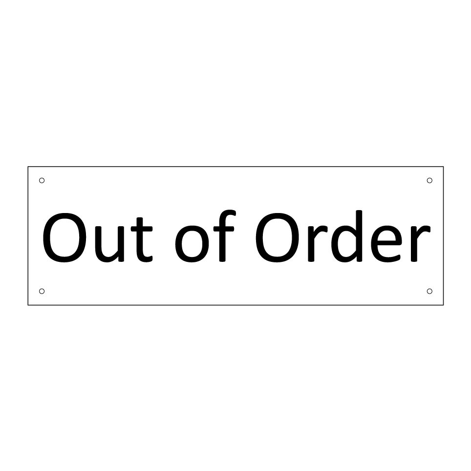 Out of Order