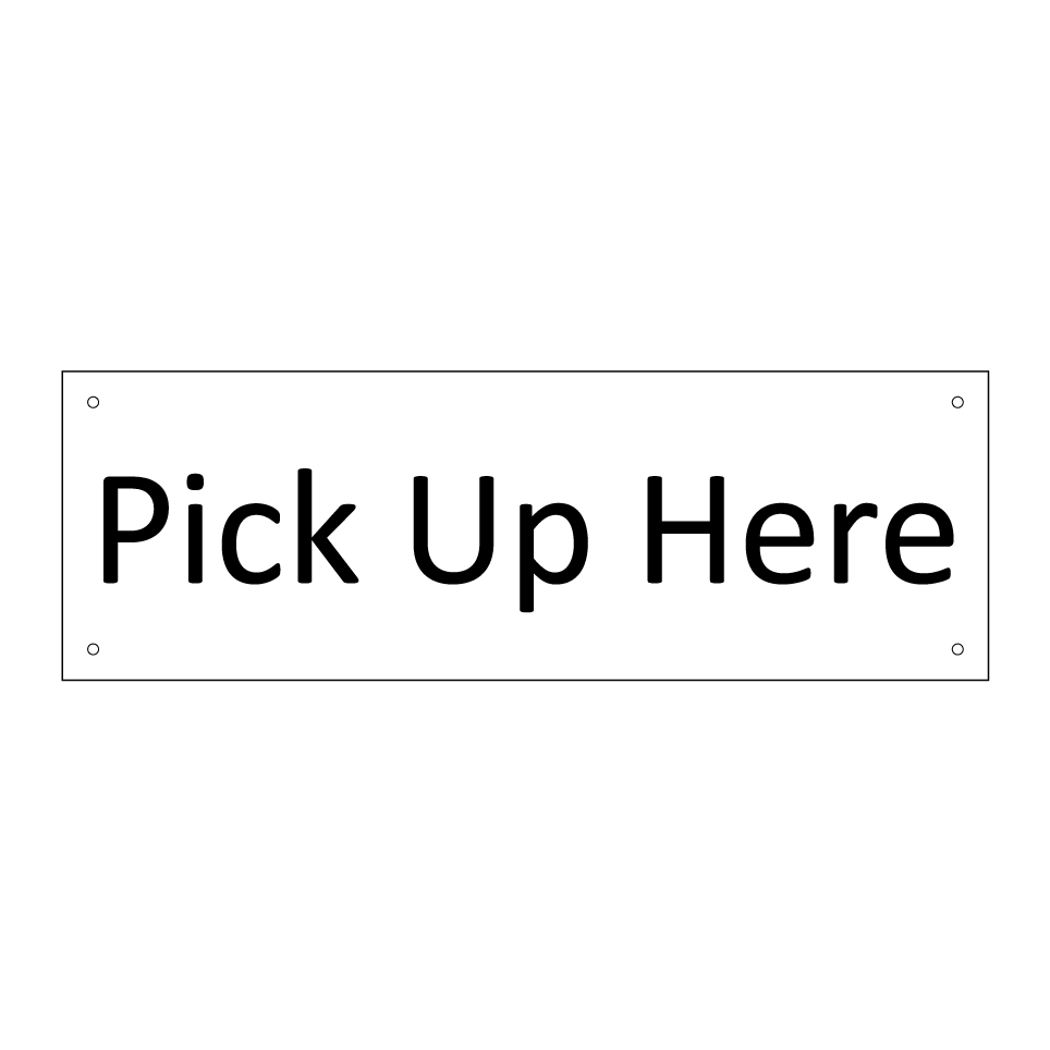 Pick Up Here