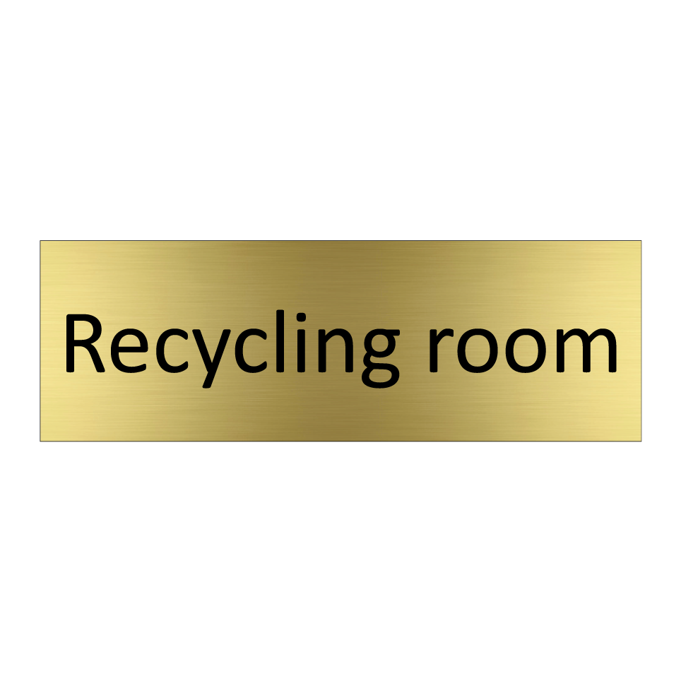 Recycling room
