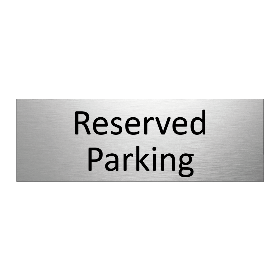 Reserved Parking