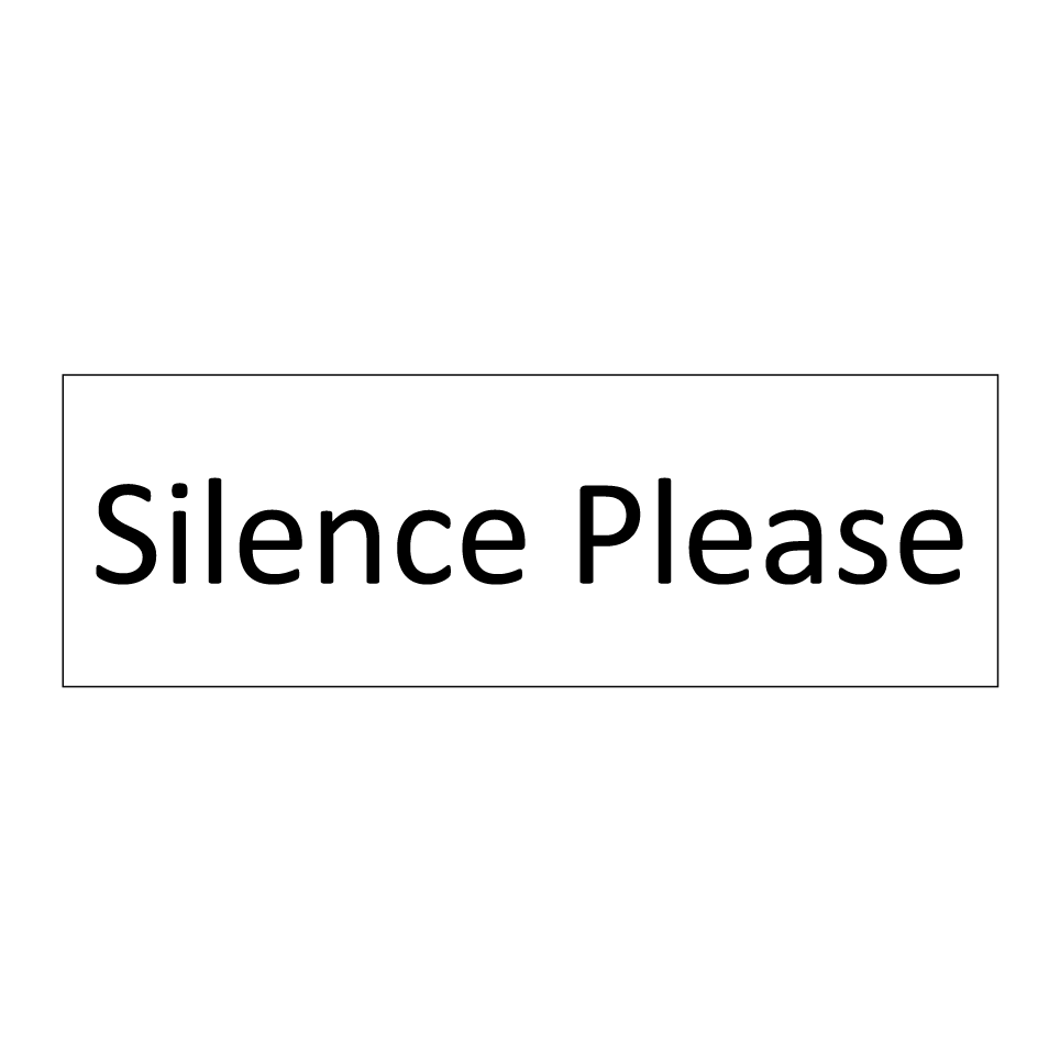 Silence Please