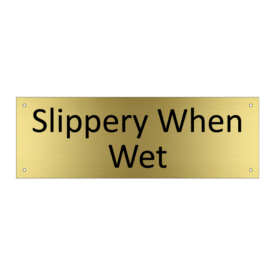 Slippery When Wet