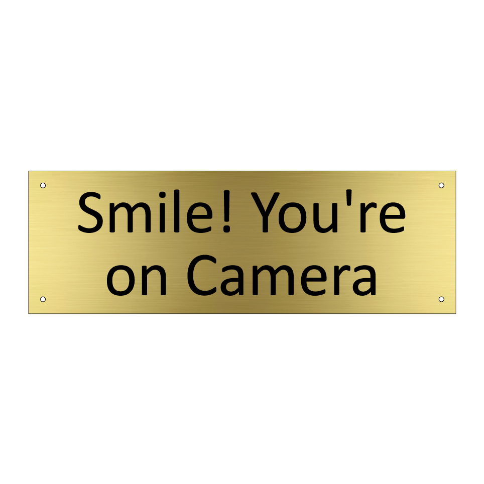 Smile! You're on Camera