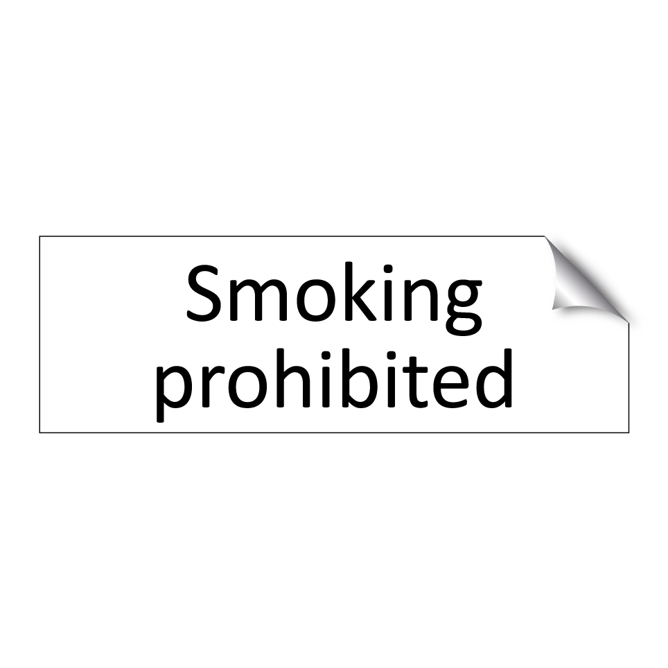 Smoking prohibited