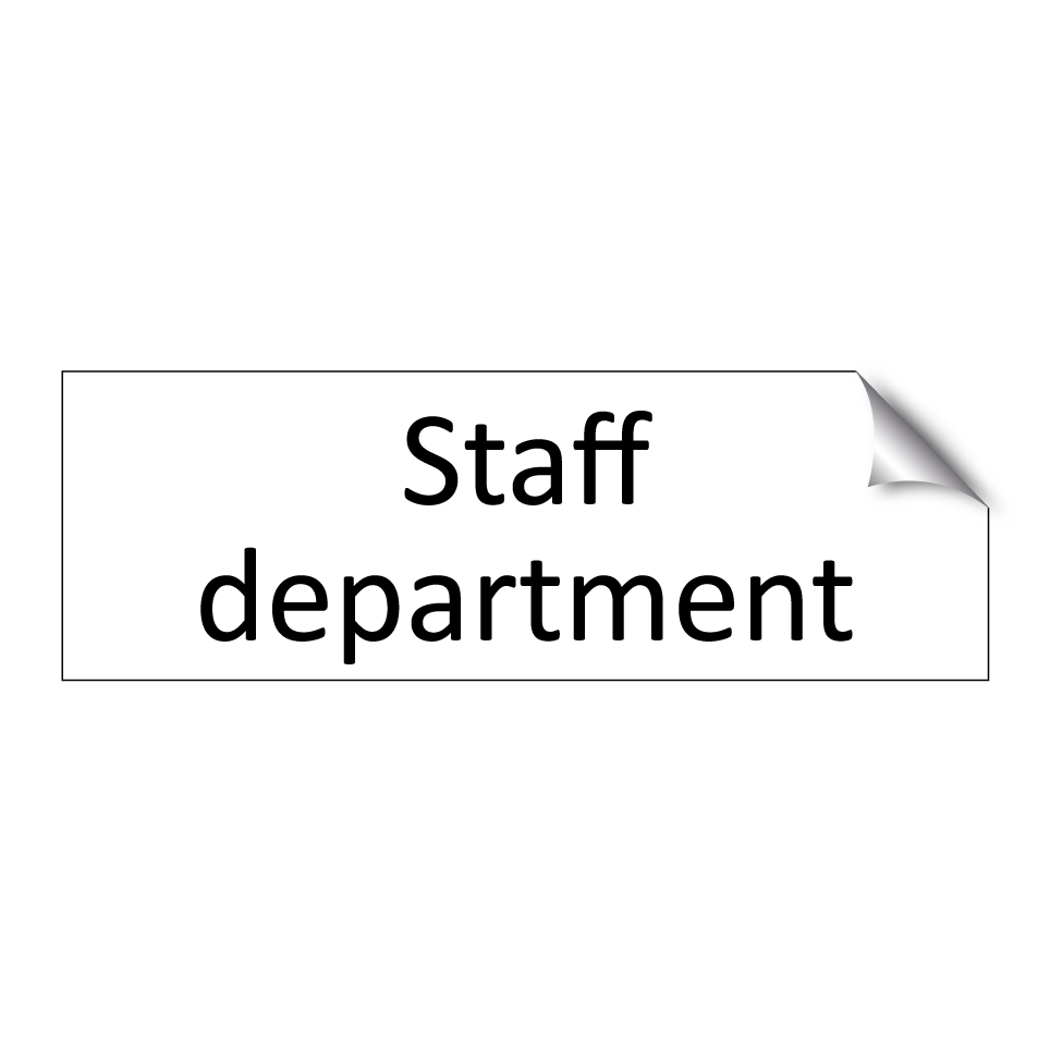 Staff department