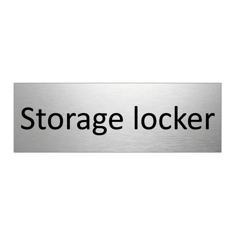 Storage locker
