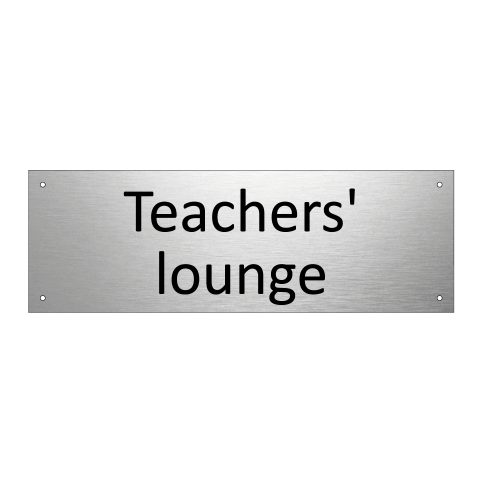 Teachers' lounge