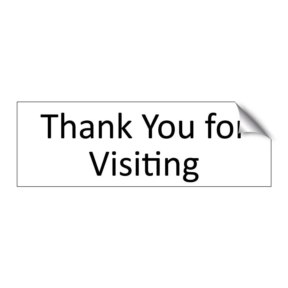 Thank You for Visiting