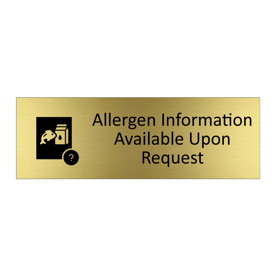Allergen Information Available Upon Request
