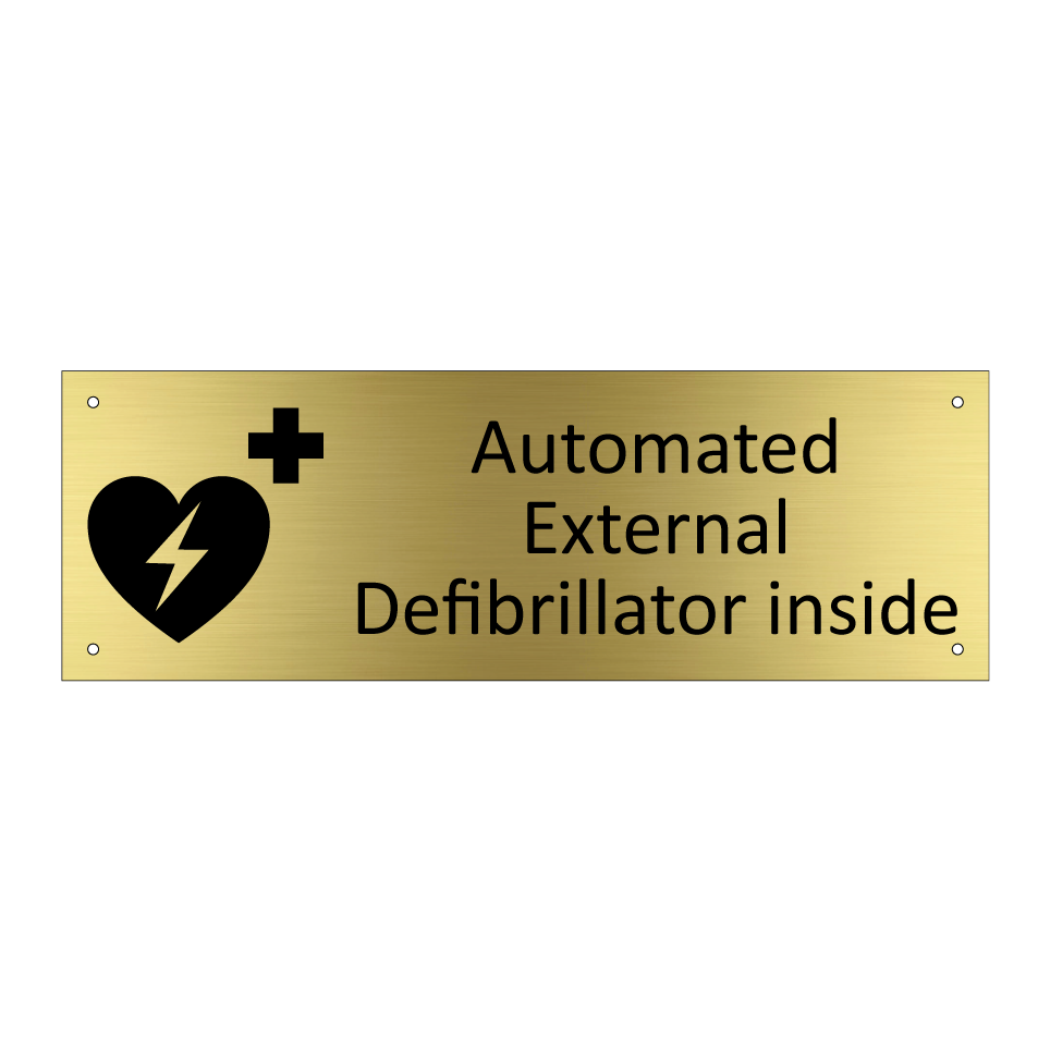 Automated External Defibrillator inside