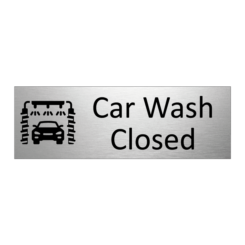 Car Wash Closed