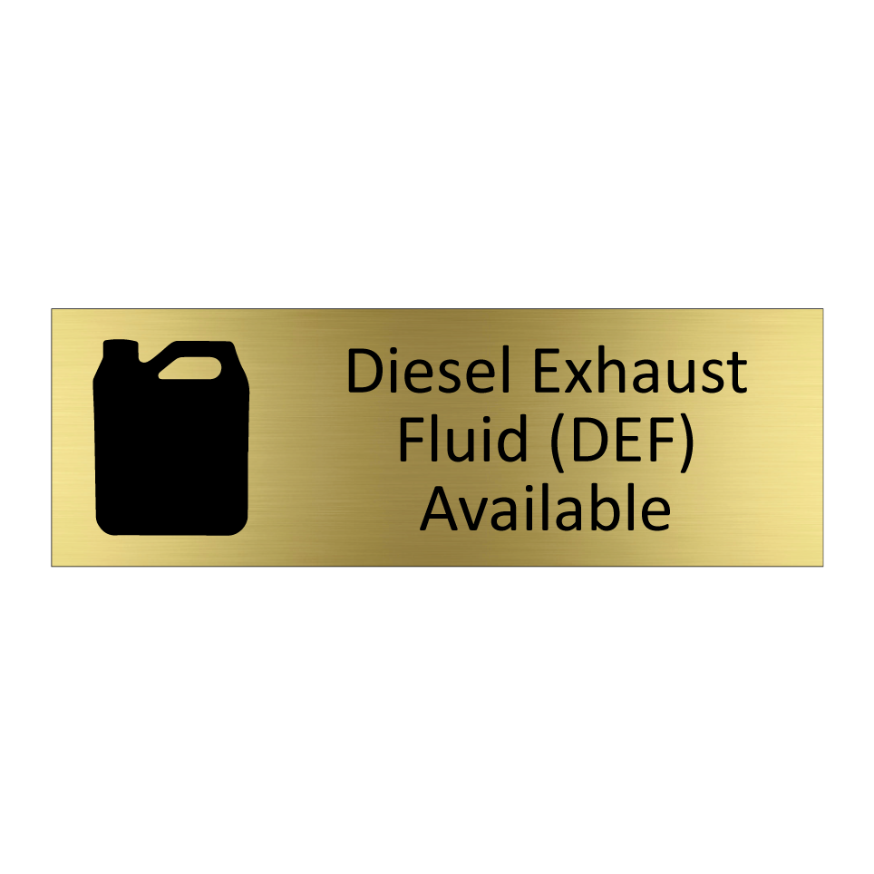 Diesel Exhaust Fluid (DEF) Available