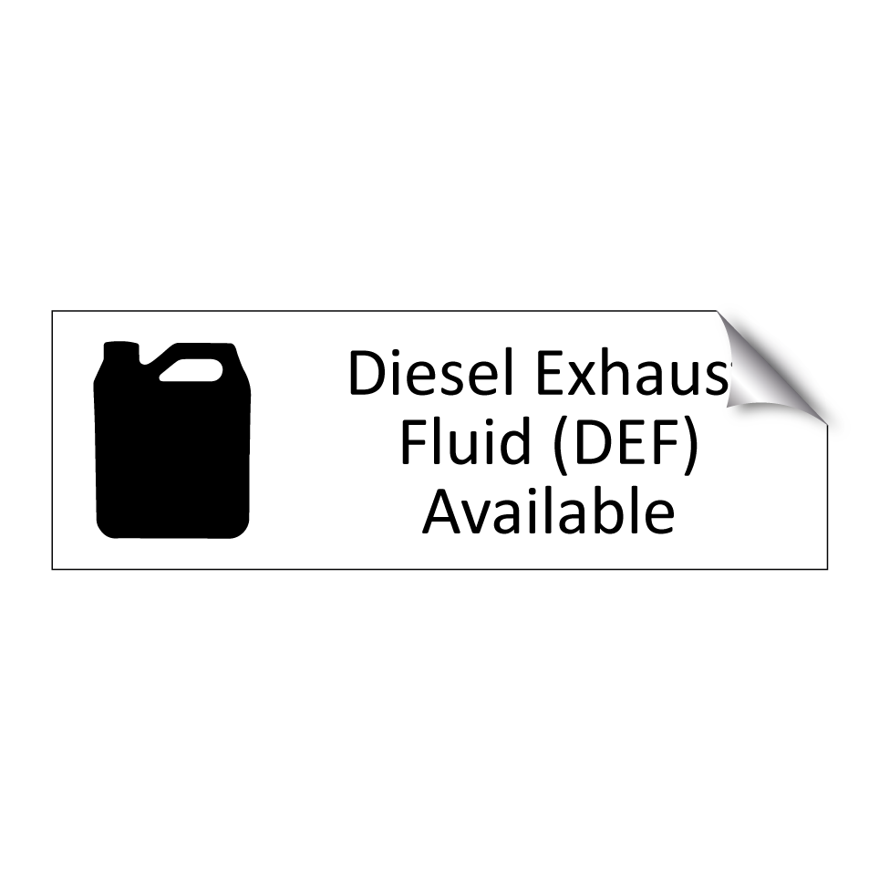 Diesel Exhaust Fluid (DEF) Available