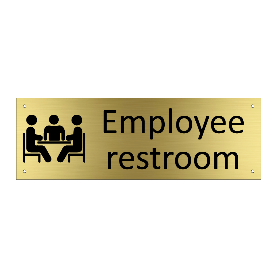 Employee restroom