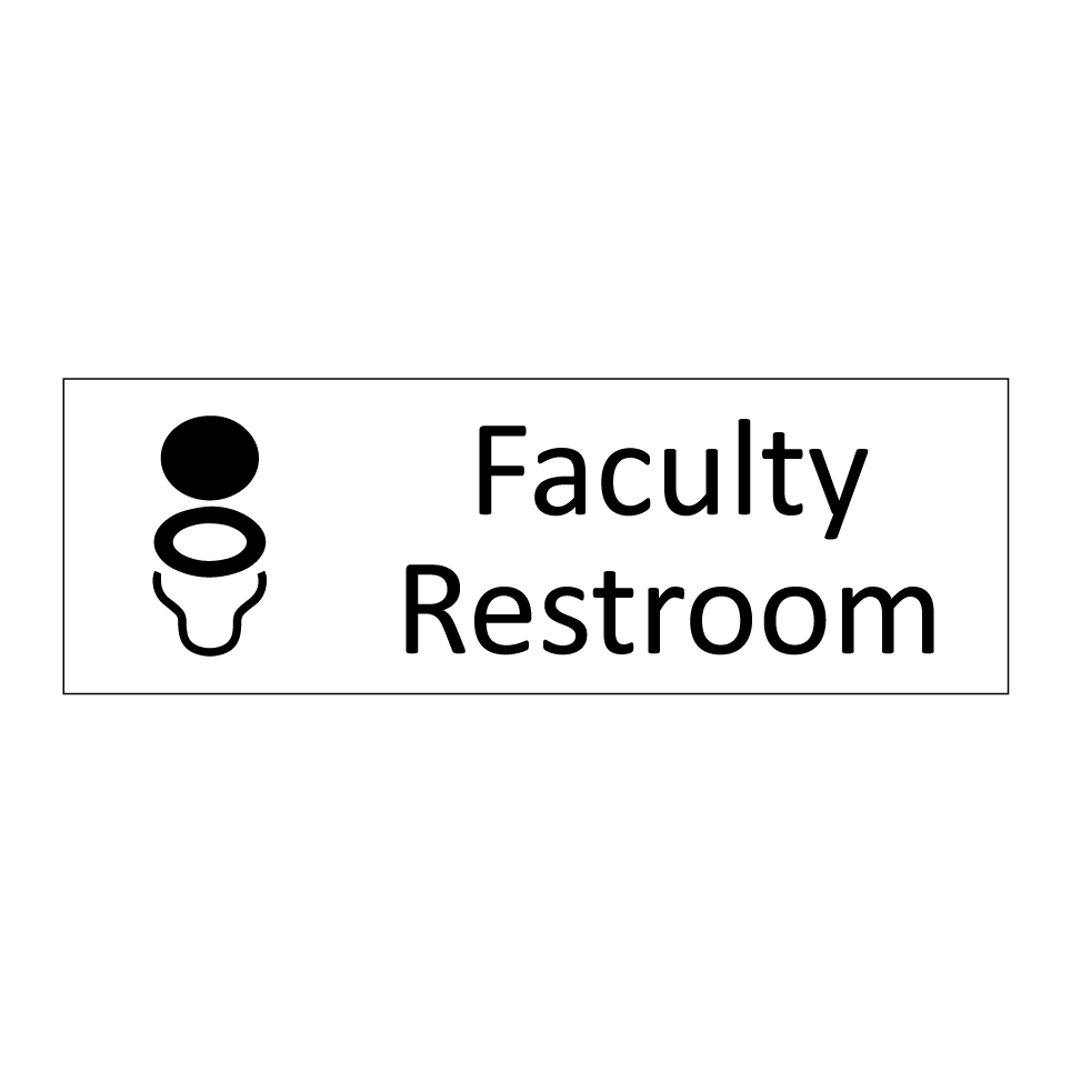 Faculty Restroom