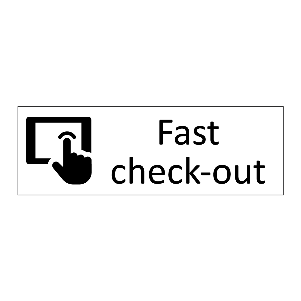 Fast check-out