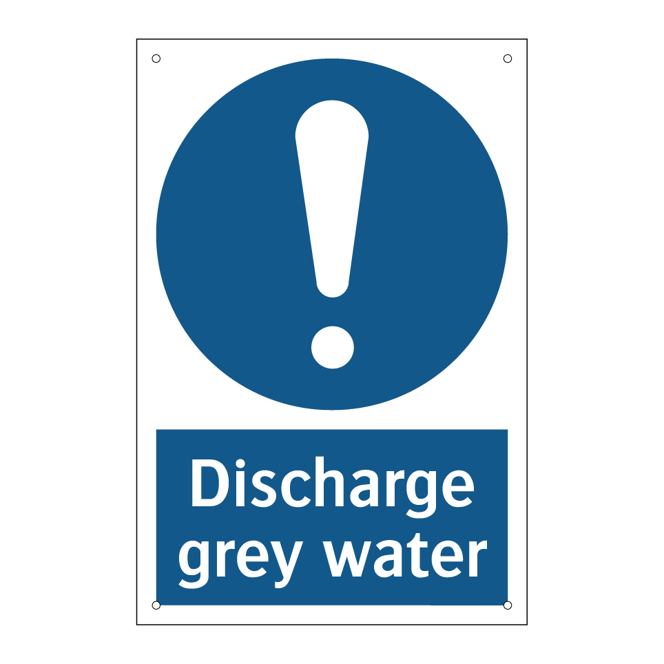 Discharge grey water