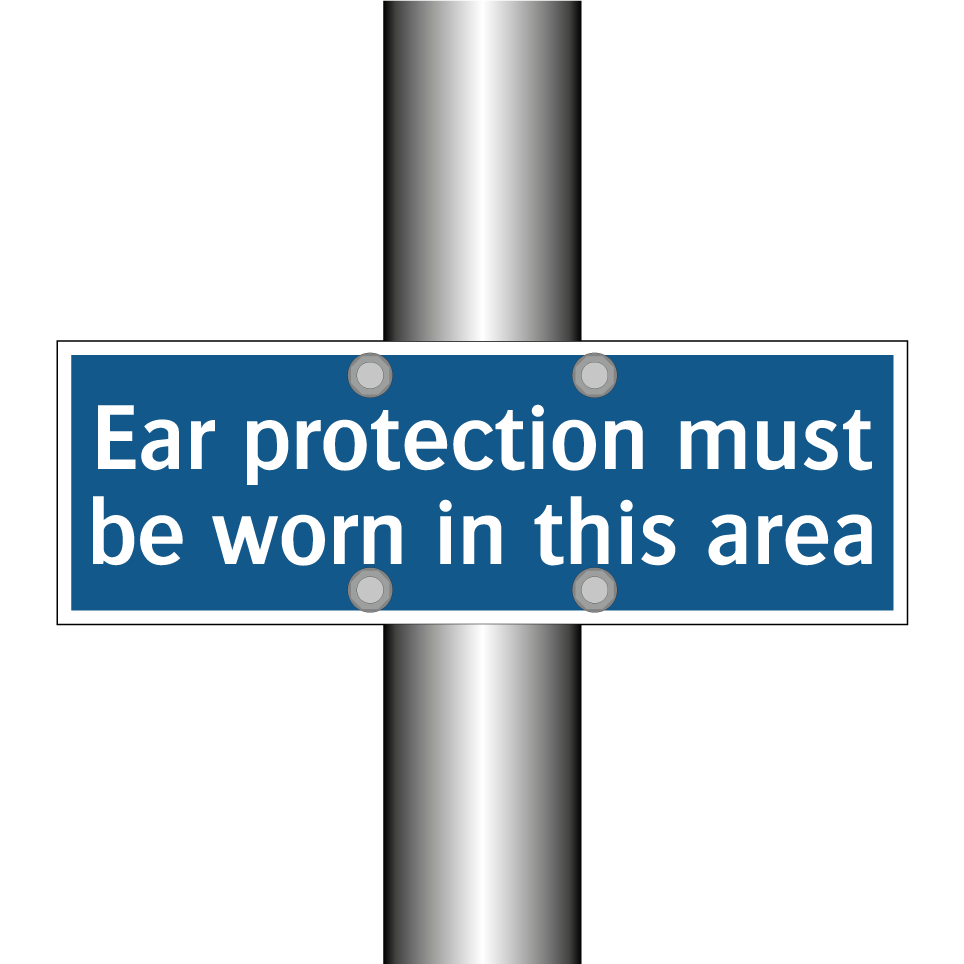 Ear protection must be worn in this area