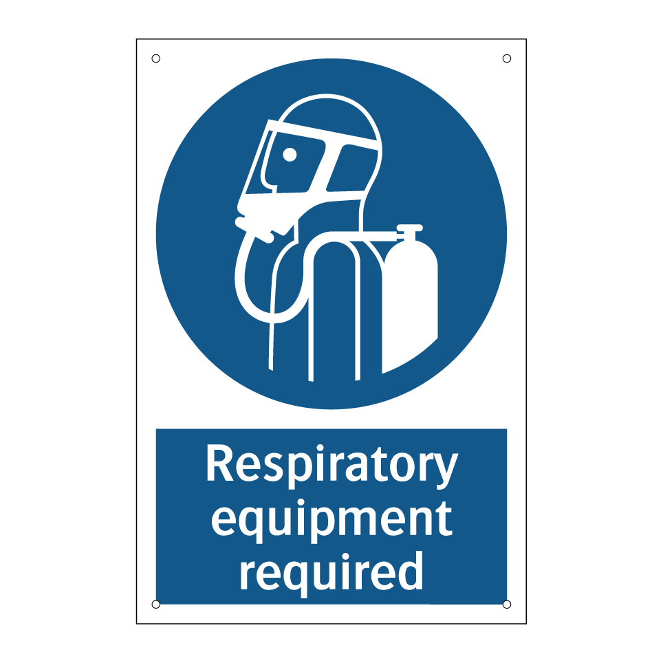 Respiratory equipment required
