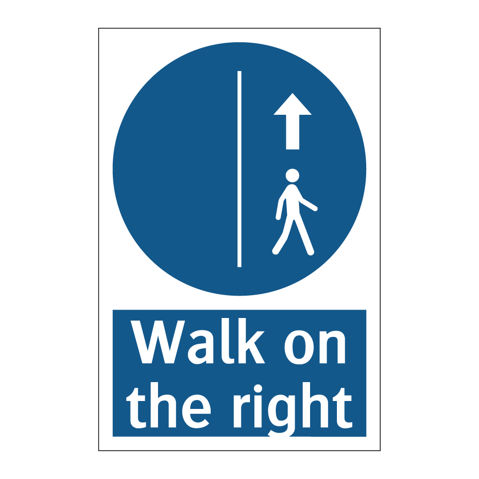 Walk on the right