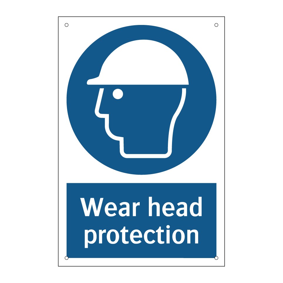 Wear head protection