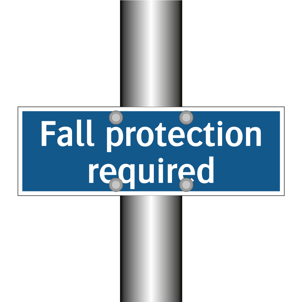 Fall protection required