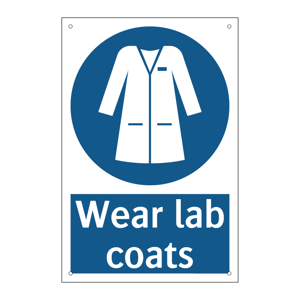 Wear lab coats