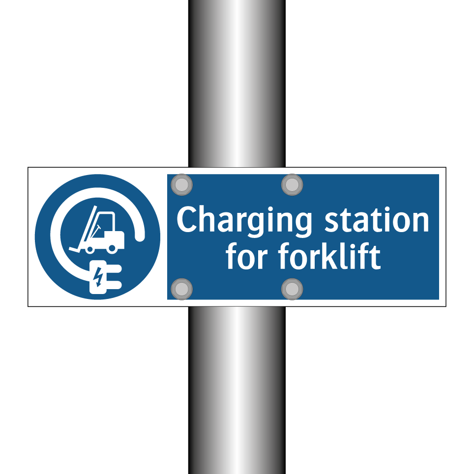 Charging station for forklift