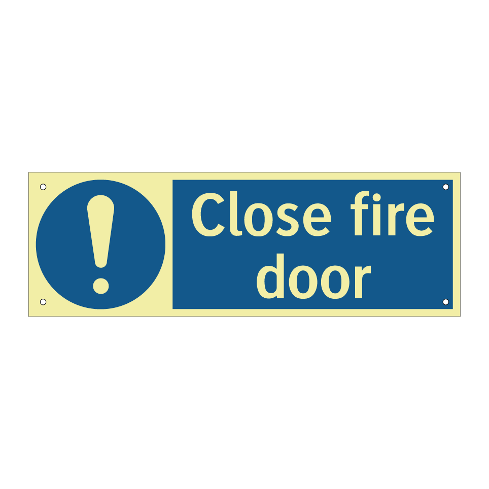 Close fire door