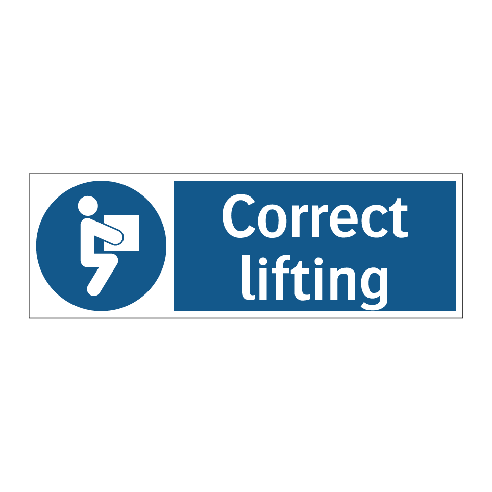 Correct lifting
