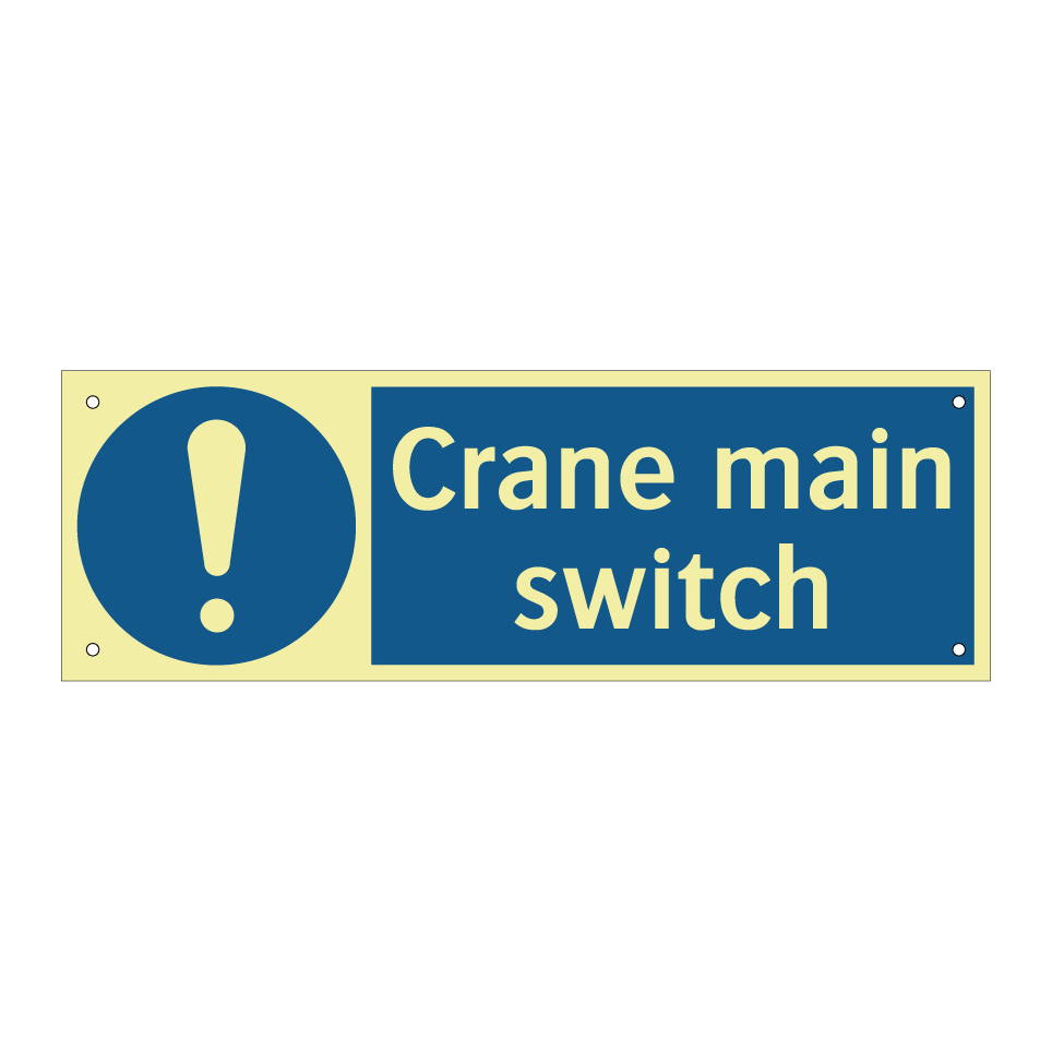 Crane main switch