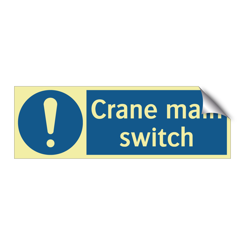 Crane main switch