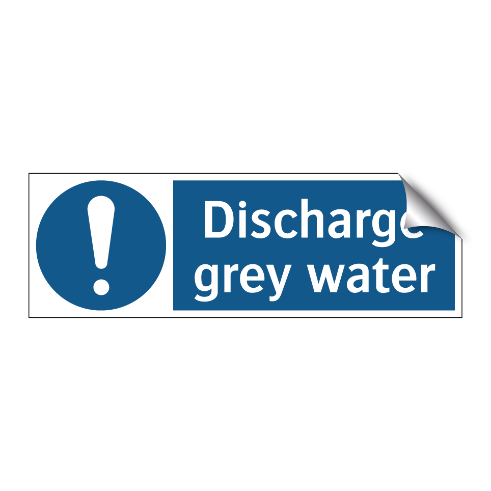 Discharge grey water