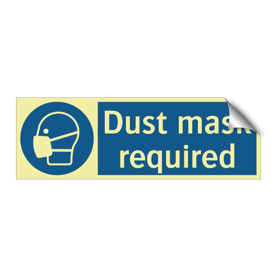 Dust mask required