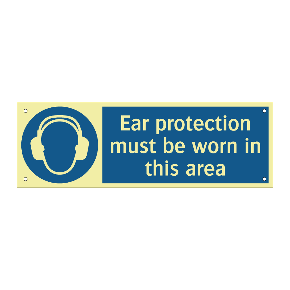 Ear protection must be worn in this area
