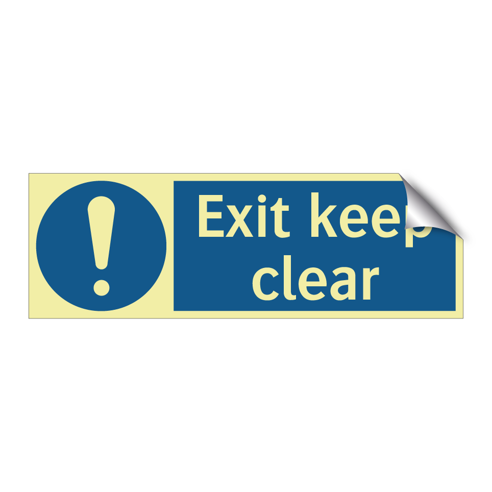 Exit keep clear