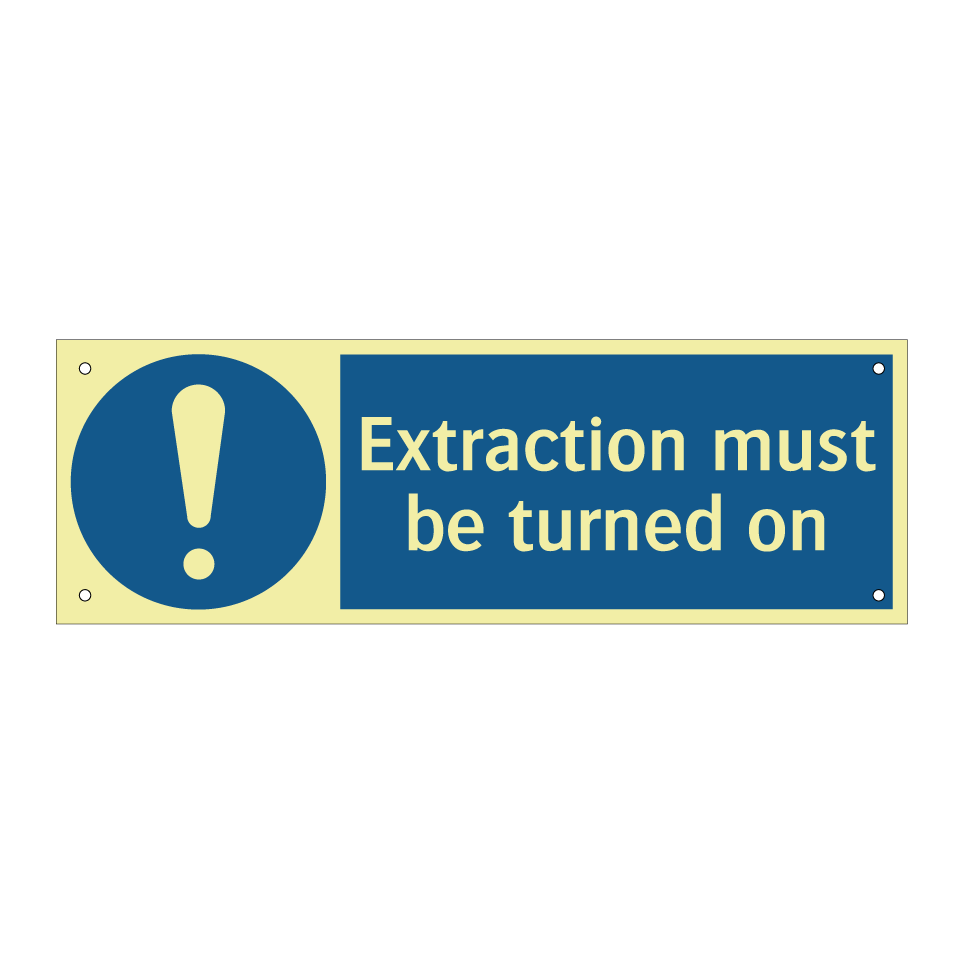 Extraction must be turned on