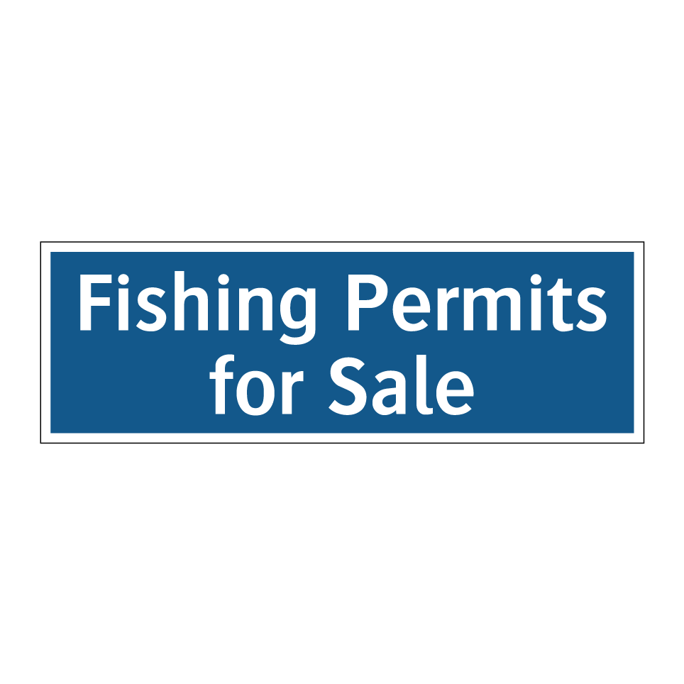 Fishing Permits for Sale