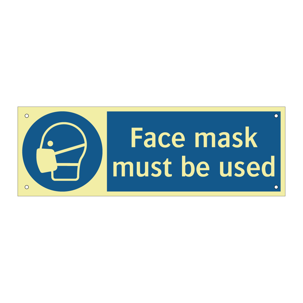 Face mask must be used