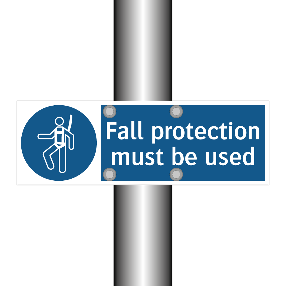 Fall protection must be used