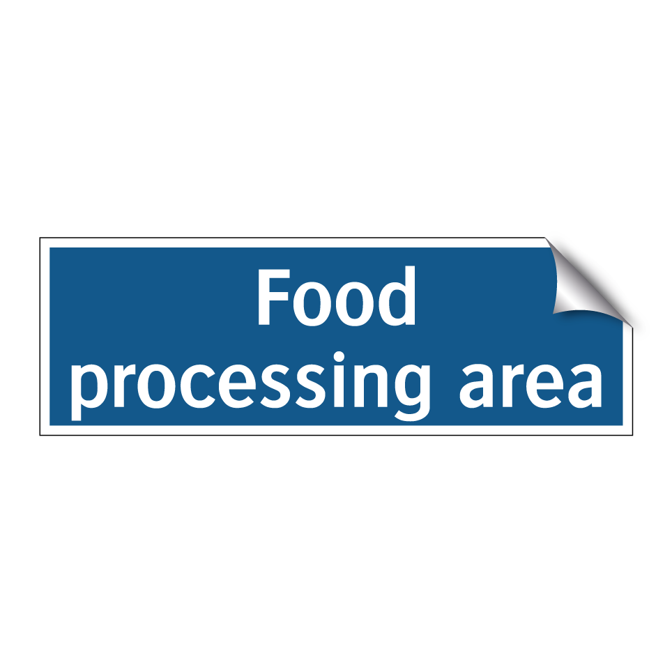 Food processing area