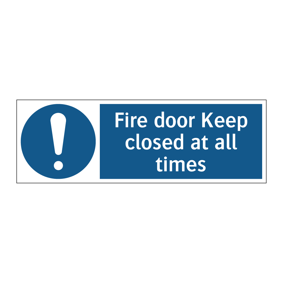 Fire door Keep closed at all times